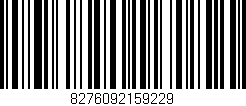 Código de barras (EAN, GTIN, SKU, ISBN): '8276092159229'