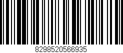 Código de barras (EAN, GTIN, SKU, ISBN): '8298520566935'