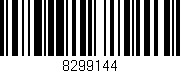 Código de barras (EAN, GTIN, SKU, ISBN): '8299144'