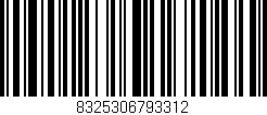 Código de barras (EAN, GTIN, SKU, ISBN): '8325306793312'