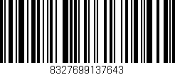 Código de barras (EAN, GTIN, SKU, ISBN): '8327699137643'