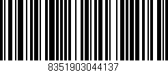 Código de barras (EAN, GTIN, SKU, ISBN): '8351903044137'