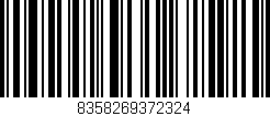 Código de barras (EAN, GTIN, SKU, ISBN): '8358269372324'