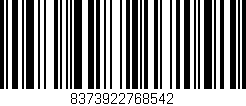 Código de barras (EAN, GTIN, SKU, ISBN): '8373922768542'
