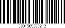 Código de barras (EAN, GTIN, SKU, ISBN): '8381585250212'