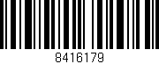 Código de barras (EAN, GTIN, SKU, ISBN): '8416179'