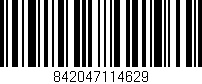 Código de barras (EAN, GTIN, SKU, ISBN): '842047114629'