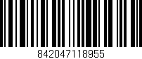 Código de barras (EAN, GTIN, SKU, ISBN): '842047118955'