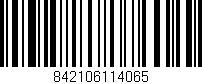 Código de barras (EAN, GTIN, SKU, ISBN): '842106114065'