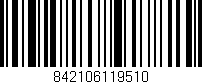 Código de barras (EAN, GTIN, SKU, ISBN): '842106119510'