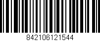 Código de barras (EAN, GTIN, SKU, ISBN): '842106121544'