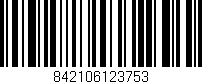 Código de barras (EAN, GTIN, SKU, ISBN): '842106123753'