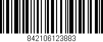 Código de barras (EAN, GTIN, SKU, ISBN): '842106123883'