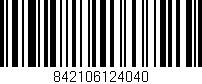 Código de barras (EAN, GTIN, SKU, ISBN): '842106124040'