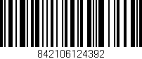 Código de barras (EAN, GTIN, SKU, ISBN): '842106124392'