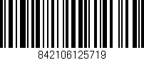 Código de barras (EAN, GTIN, SKU, ISBN): '842106125719'