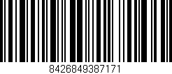 Código de barras (EAN, GTIN, SKU, ISBN): '8426849387171'