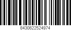 Código de barras (EAN, GTIN, SKU, ISBN): '8430622524974'