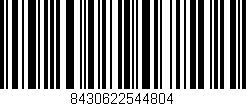 Código de barras (EAN, GTIN, SKU, ISBN): '8430622544804'