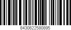 Código de barras (EAN, GTIN, SKU, ISBN): '8430622580895'