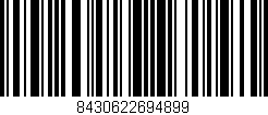 Código de barras (EAN, GTIN, SKU, ISBN): '8430622694899'