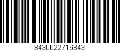 Código de barras (EAN, GTIN, SKU, ISBN): '8430622716843'