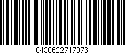 Código de barras (EAN, GTIN, SKU, ISBN): '8430622717376'