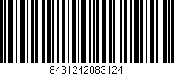 Código de barras (EAN, GTIN, SKU, ISBN): '8431242083124'