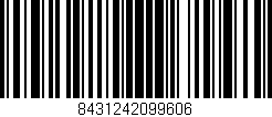 Código de barras (EAN, GTIN, SKU, ISBN): '8431242099606'