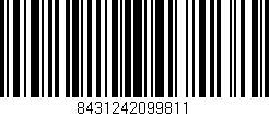 Código de barras (EAN, GTIN, SKU, ISBN): '8431242099811'