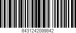 Código de barras (EAN, GTIN, SKU, ISBN): '8431242099842'