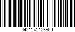 Código de barras (EAN, GTIN, SKU, ISBN): '8431242125589'