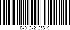 Código de barras (EAN, GTIN, SKU, ISBN): '8431242125619'