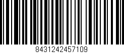 Código de barras (EAN, GTIN, SKU, ISBN): '8431242457109'