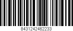 Código de barras (EAN, GTIN, SKU, ISBN): '8431242462233'