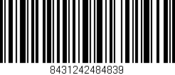 Código de barras (EAN, GTIN, SKU, ISBN): '8431242484839'