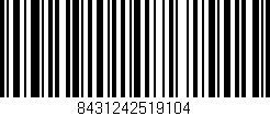 Código de barras (EAN, GTIN, SKU, ISBN): '8431242519104'