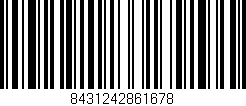 Código de barras (EAN, GTIN, SKU, ISBN): '8431242861678'