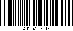 Código de barras (EAN, GTIN, SKU, ISBN): '8431242877877'