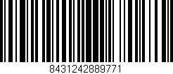 Código de barras (EAN, GTIN, SKU, ISBN): '8431242889771'