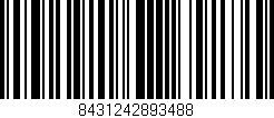 Código de barras (EAN, GTIN, SKU, ISBN): '8431242893488'