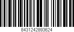 Código de barras (EAN, GTIN, SKU, ISBN): '8431242893624'