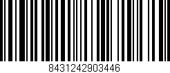 Código de barras (EAN, GTIN, SKU, ISBN): '8431242903446'