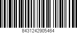 Código de barras (EAN, GTIN, SKU, ISBN): '8431242905464'