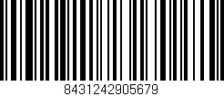 Código de barras (EAN, GTIN, SKU, ISBN): '8431242905679'