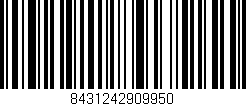 Código de barras (EAN, GTIN, SKU, ISBN): '8431242909950'