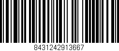 Código de barras (EAN, GTIN, SKU, ISBN): '8431242913667'