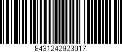 Código de barras (EAN, GTIN, SKU, ISBN): '8431242923017'