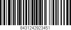 Código de barras (EAN, GTIN, SKU, ISBN): '8431242923451'