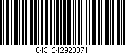 Código de barras (EAN, GTIN, SKU, ISBN): '8431242923871'